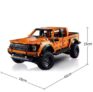 רכב פורד F-150 raptor להרכבה מאבני משחק דומות ללגו